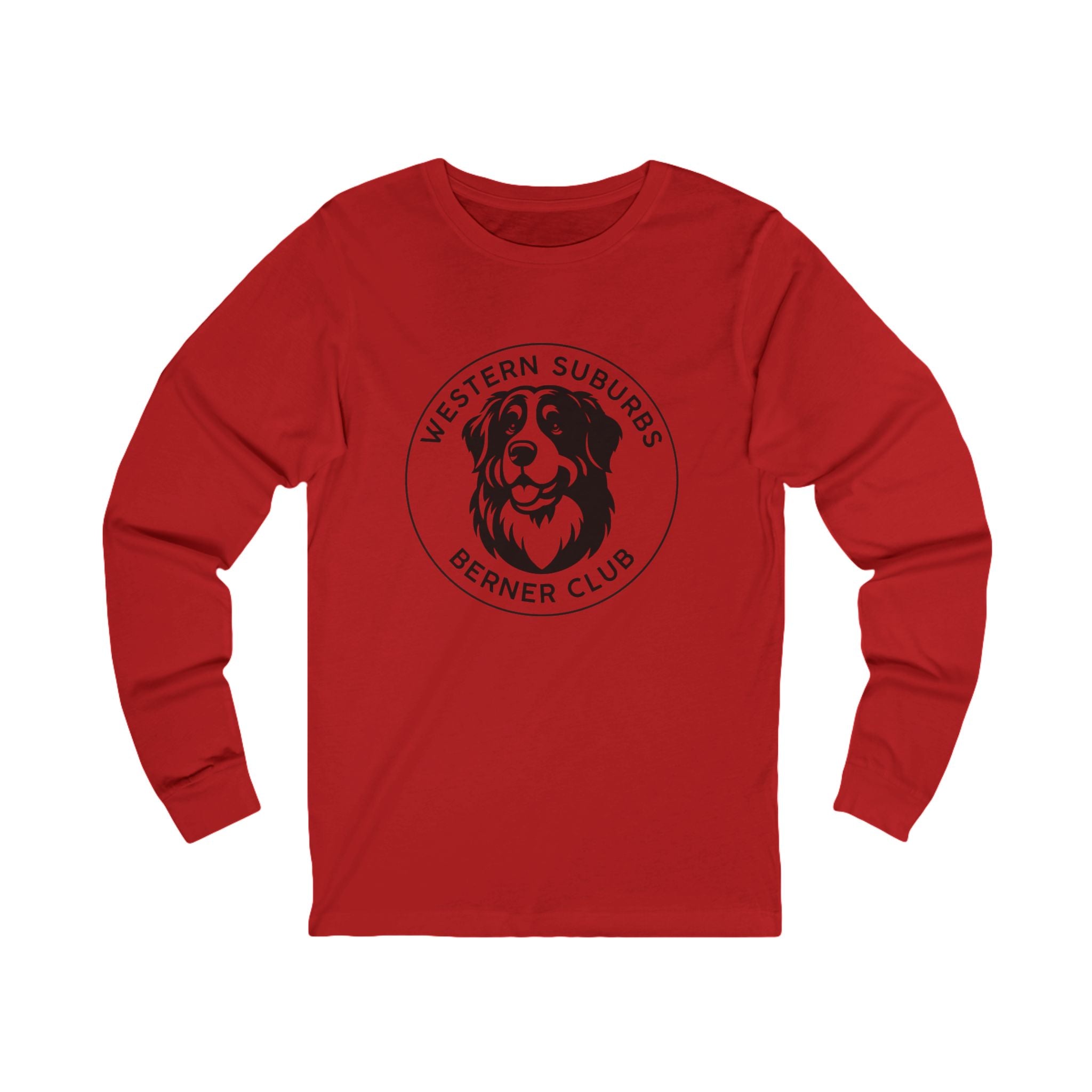 Western Suburbs Berner Club Logo - Unisex Jersey Long Sleeve Tee