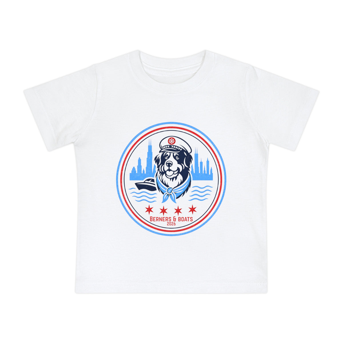 Baby Short Sleeve T-Shirt - 2026 WSBC + CBC Berners & Boats