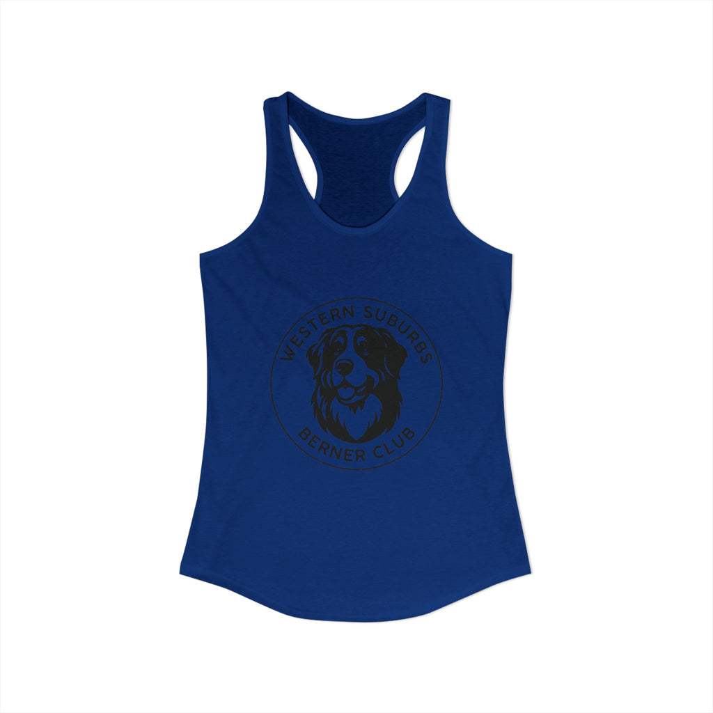 Western Suburbs Berner Club Logo - Women's Ideal Racerback Tank
