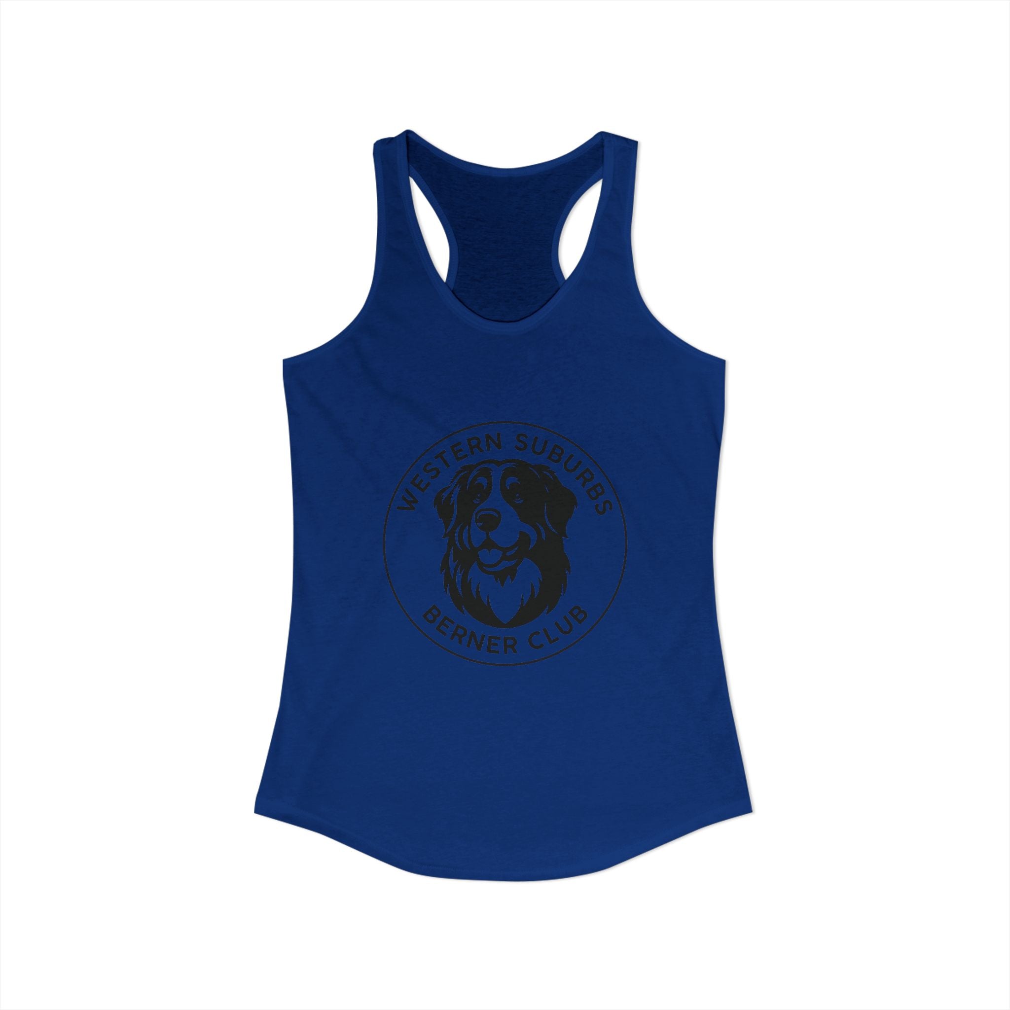 Western Suburbs Berner Club Logo - Women's Ideal Racerback Tank