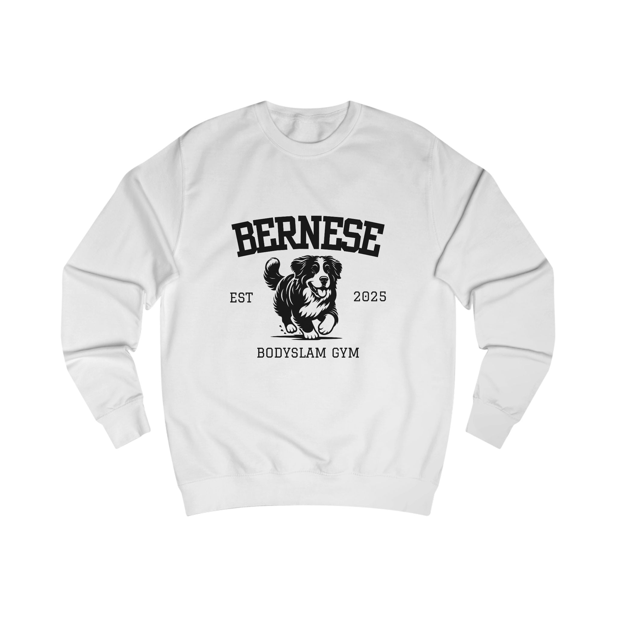 Bernese Body Slam Gym - Unisex Crew Sweatshirt