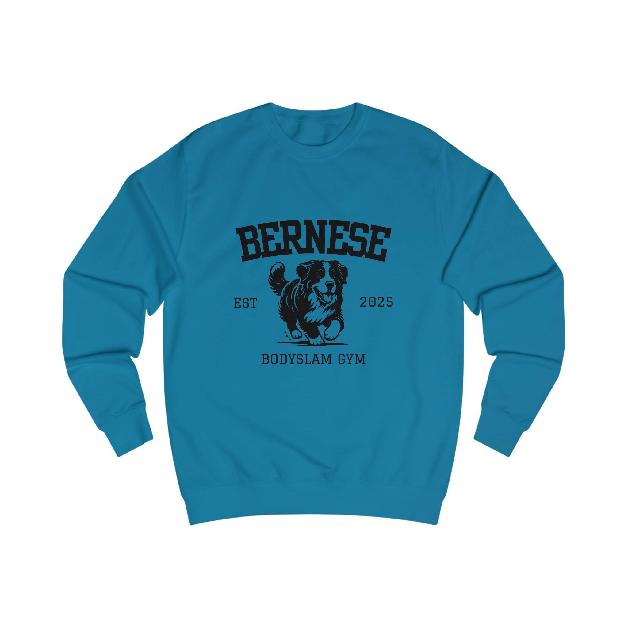 Bernese Body Slam Gym - Unisex Crew Sweatshirt