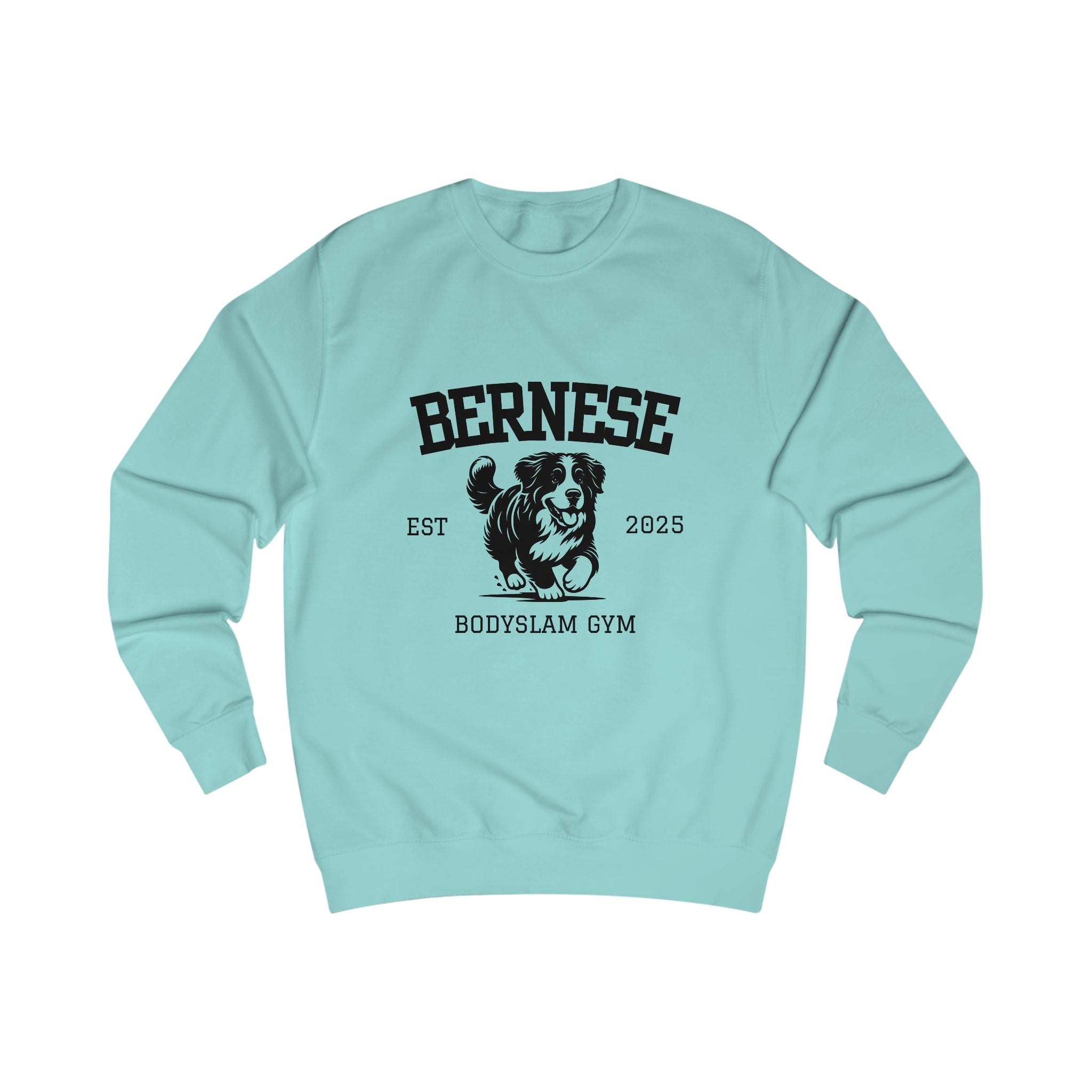 Bernese Body Slam Gym - Unisex Crew Sweatshirt