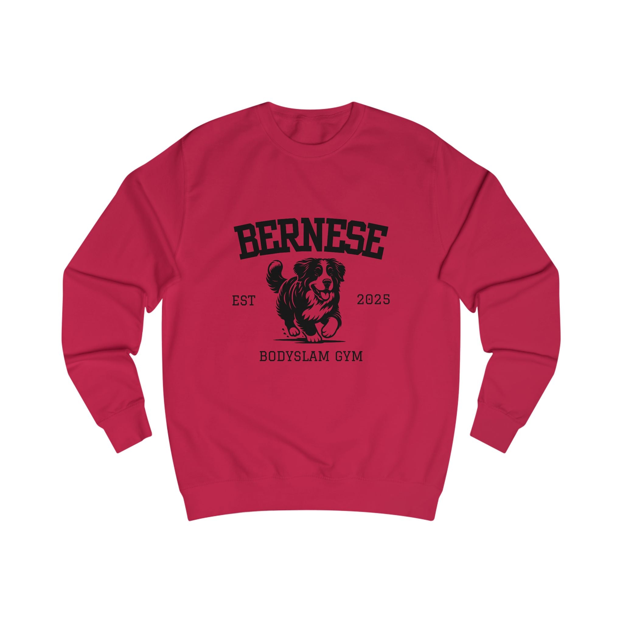Bernese Body Slam Gym - Unisex Crew Sweatshirt