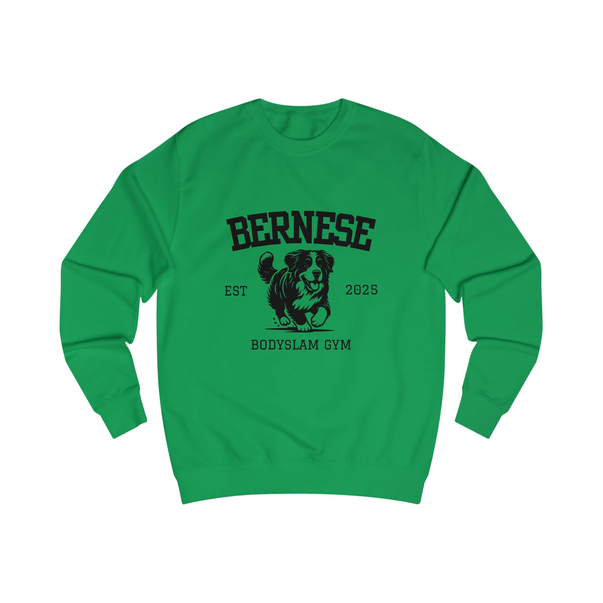 Bernese Body Slam Gym - Unisex Crew Sweatshirt