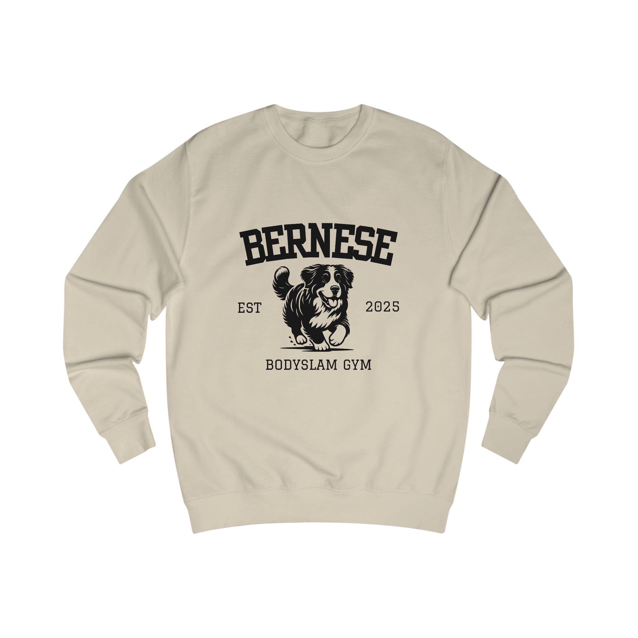 Bernese Body Slam Gym - Unisex Crew Sweatshirt