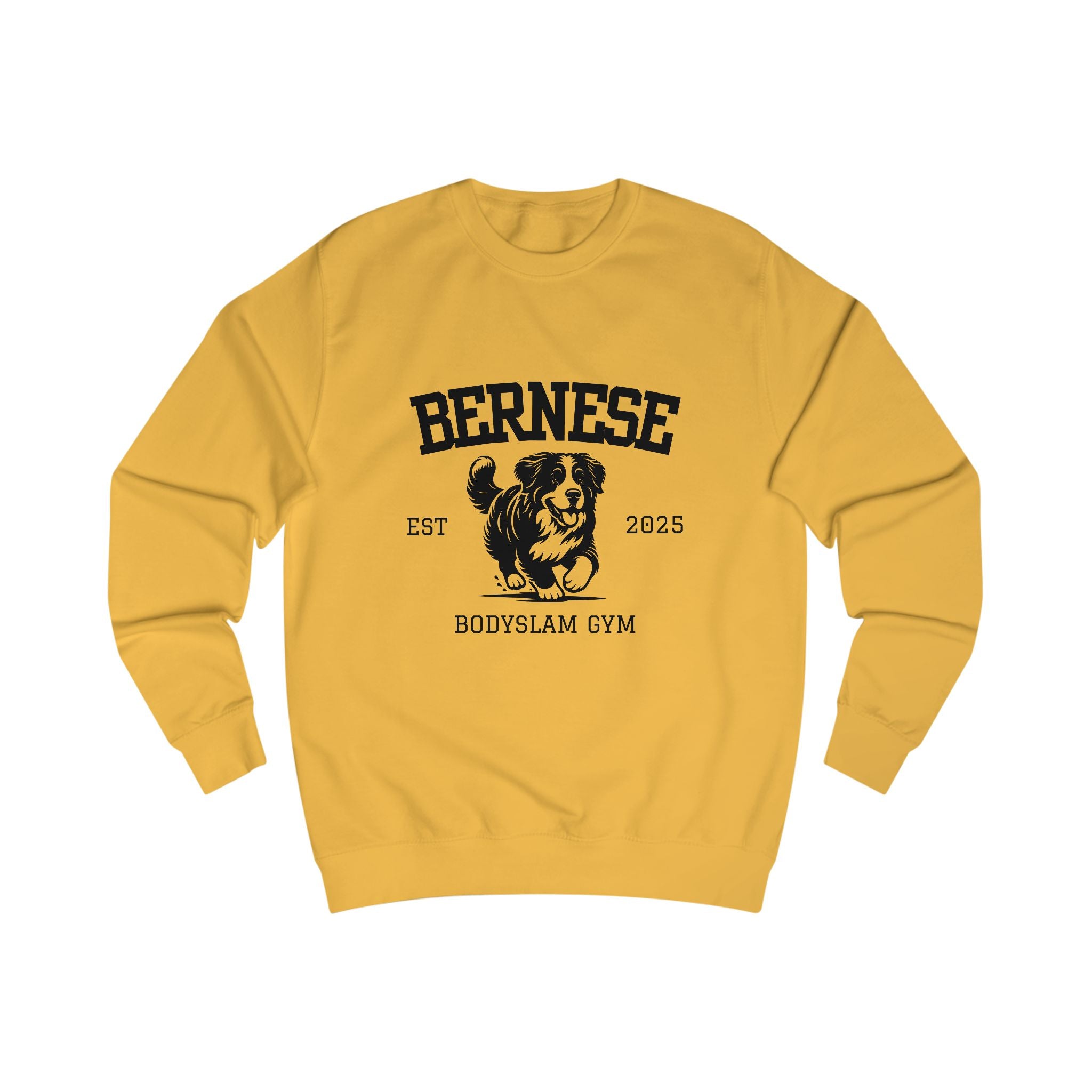 Bernese Body Slam Gym - Unisex Crew Sweatshirt
