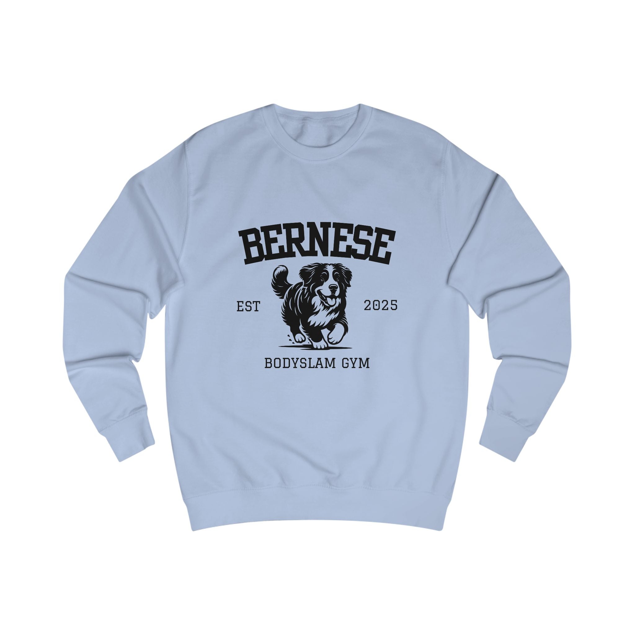 Bernese Body Slam Gym - Unisex Crew Sweatshirt