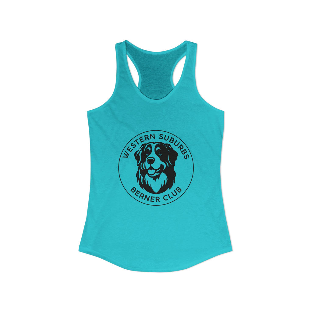 Western Suburbs Berner Club Logo - Women's Ideal Racerback Tank