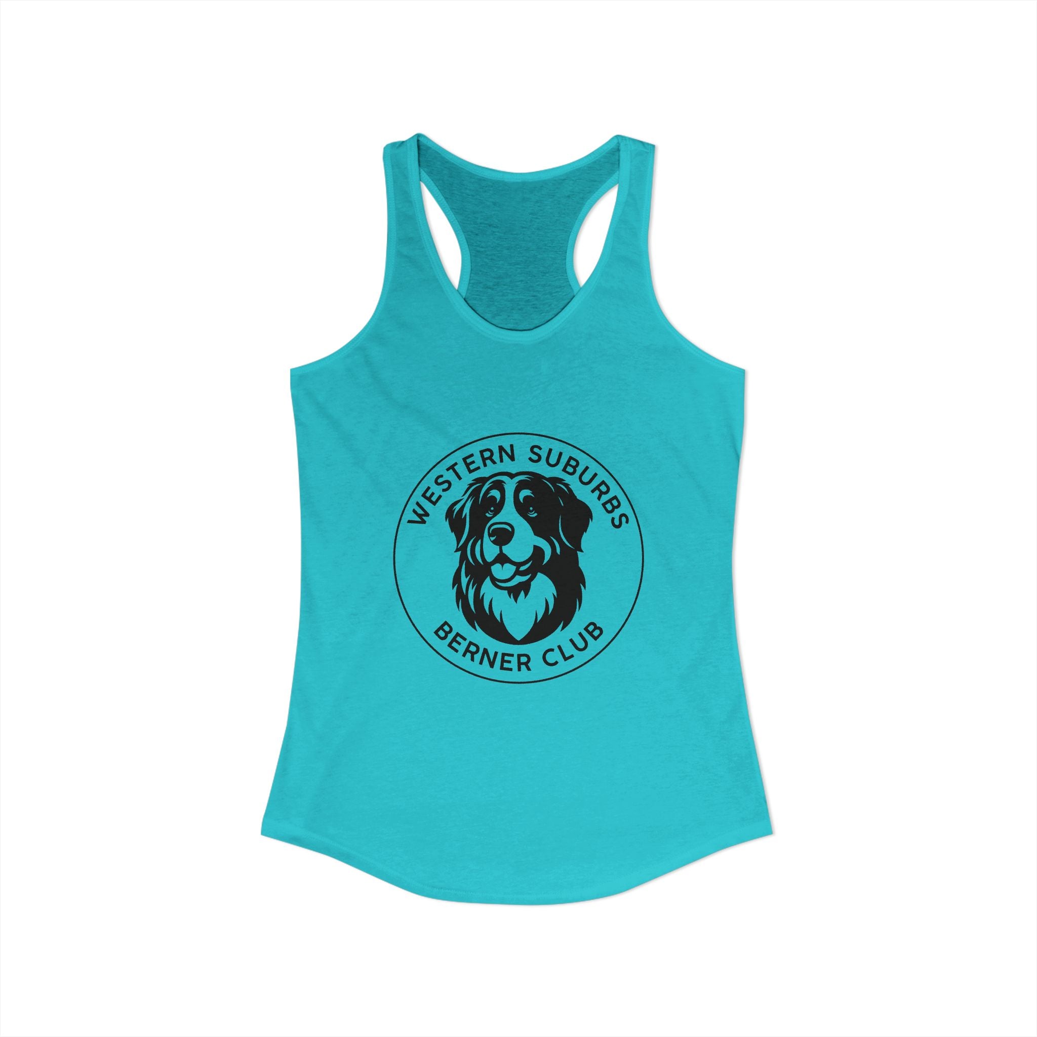 Western Suburbs Berner Club Logo - Women's Ideal Racerback Tank