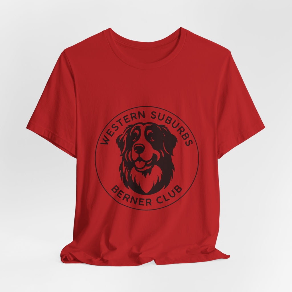Western Suburbs Berner Club Logo - Unisex Jersey Short Sleeve Tee