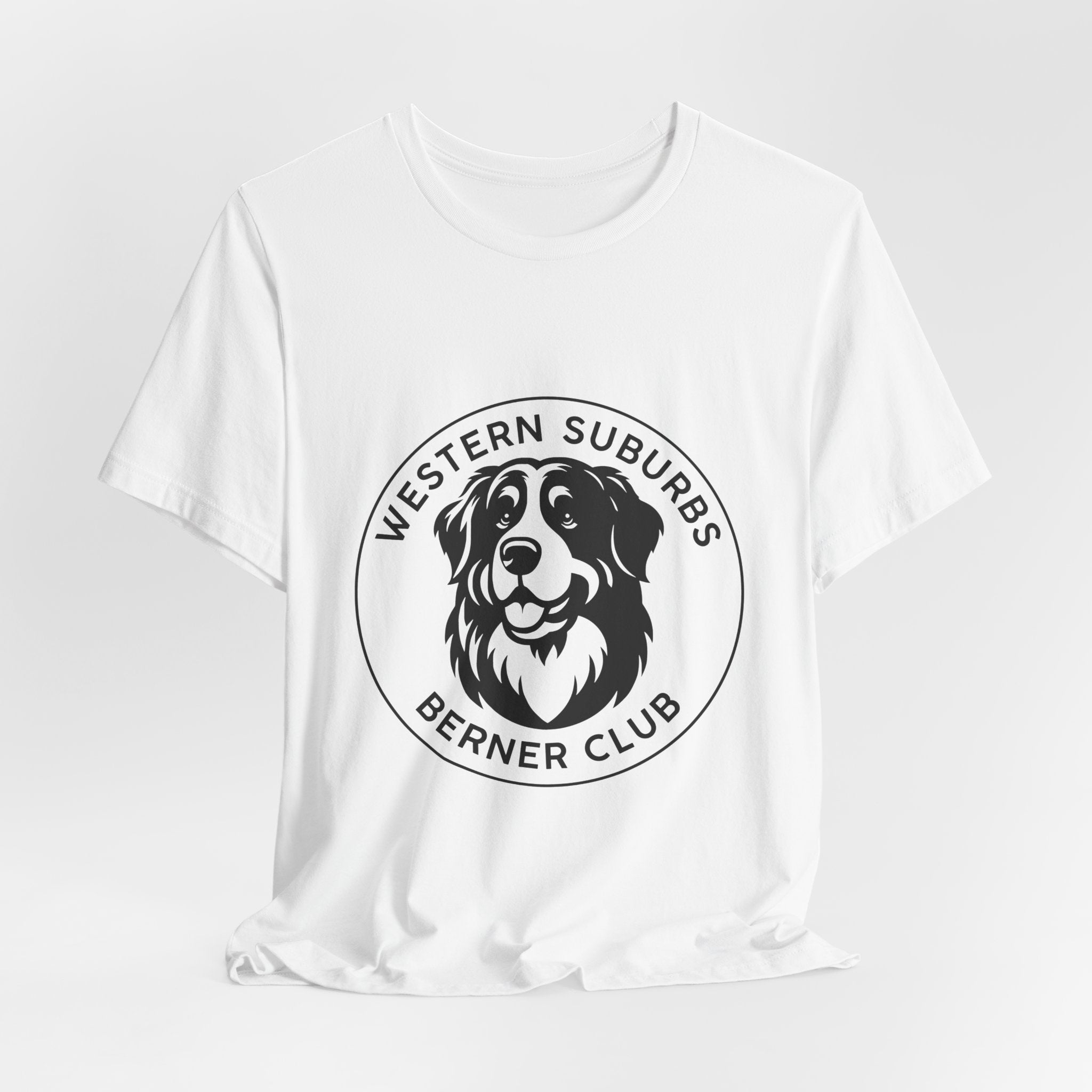 Western Suburbs Berner Club Logo - Unisex Jersey Short Sleeve Tee