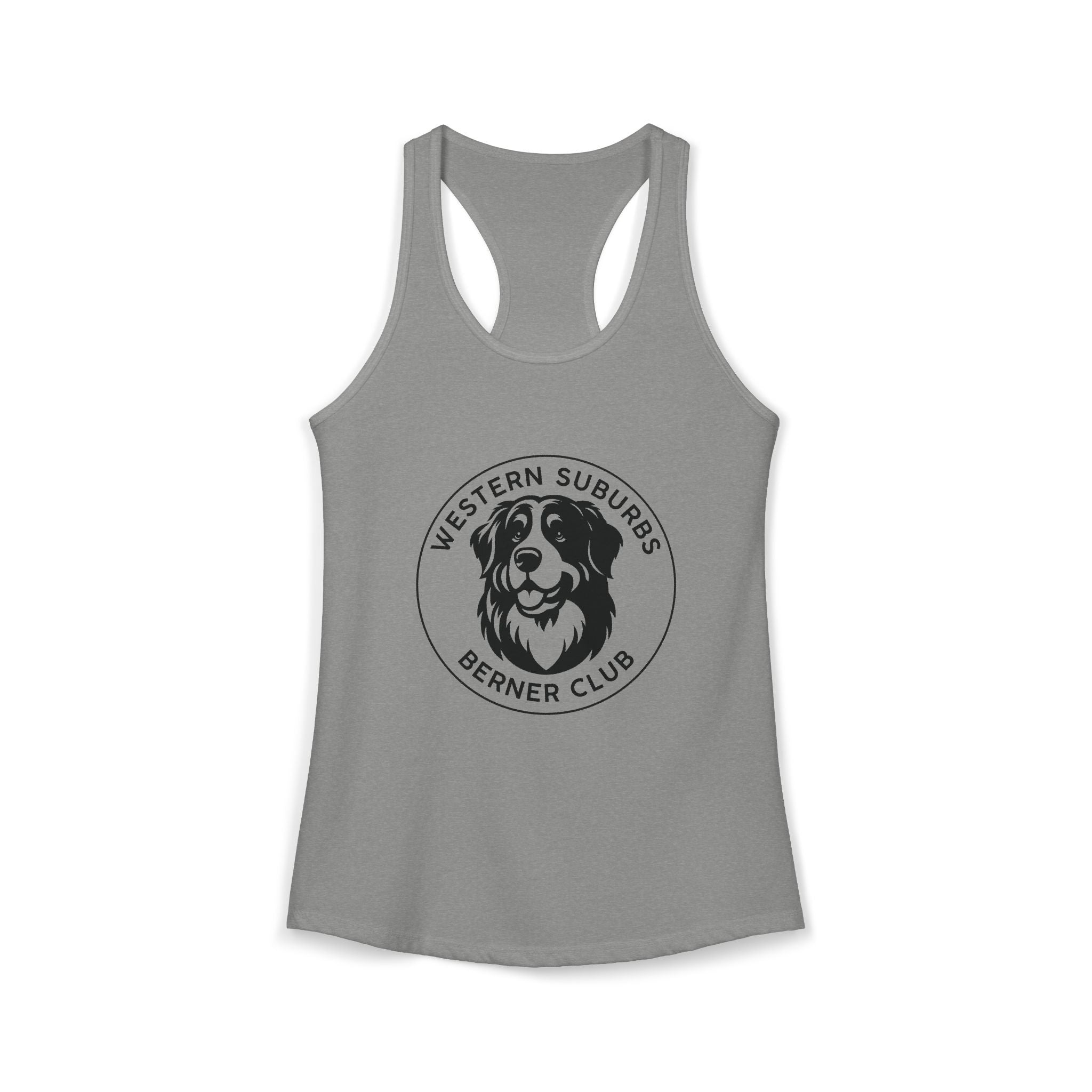 Western Suburbs Berner Club Logo - Women's Ideal Racerback Tank