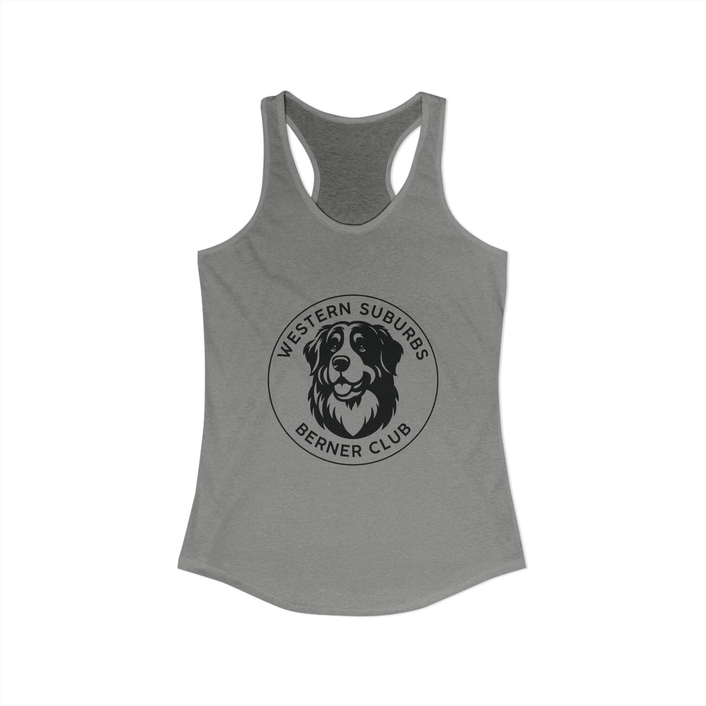 Western Suburbs Berner Club Logo - Women's Ideal Racerback Tank