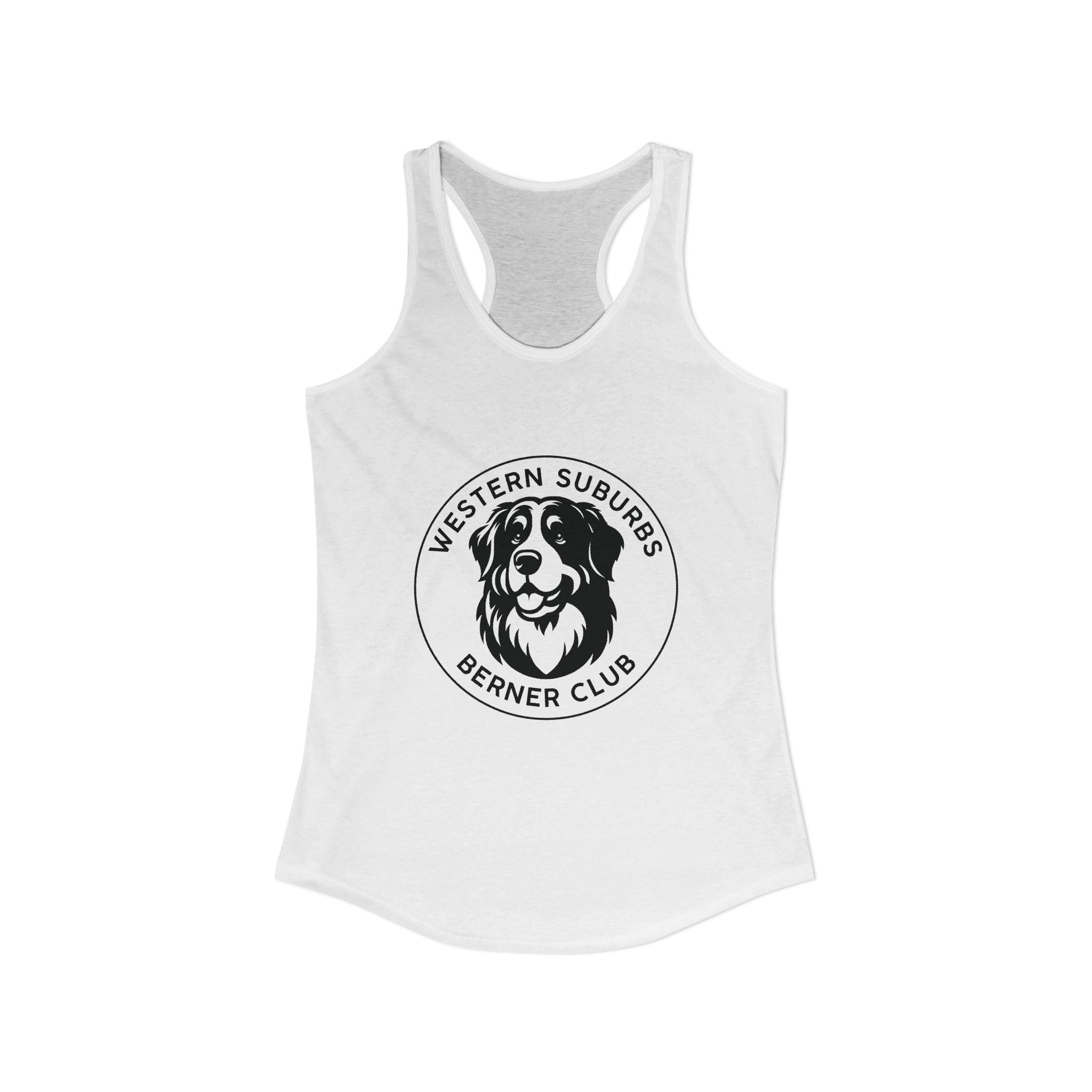 Western Suburbs Berner Club Logo - Women's Ideal Racerback Tank