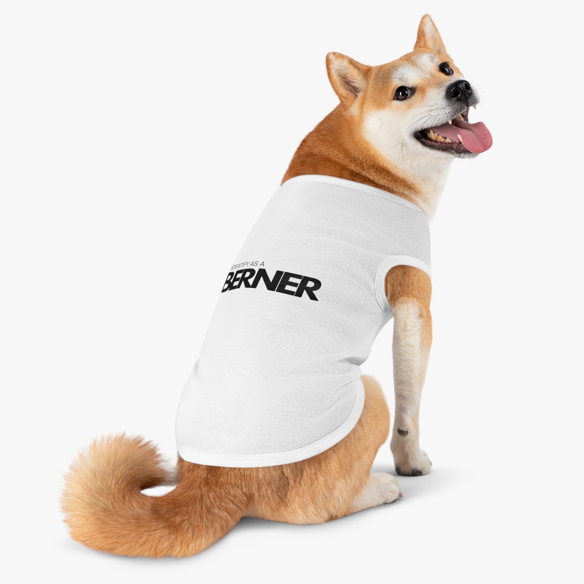 I Identify As A Berner - Pet Tank Top