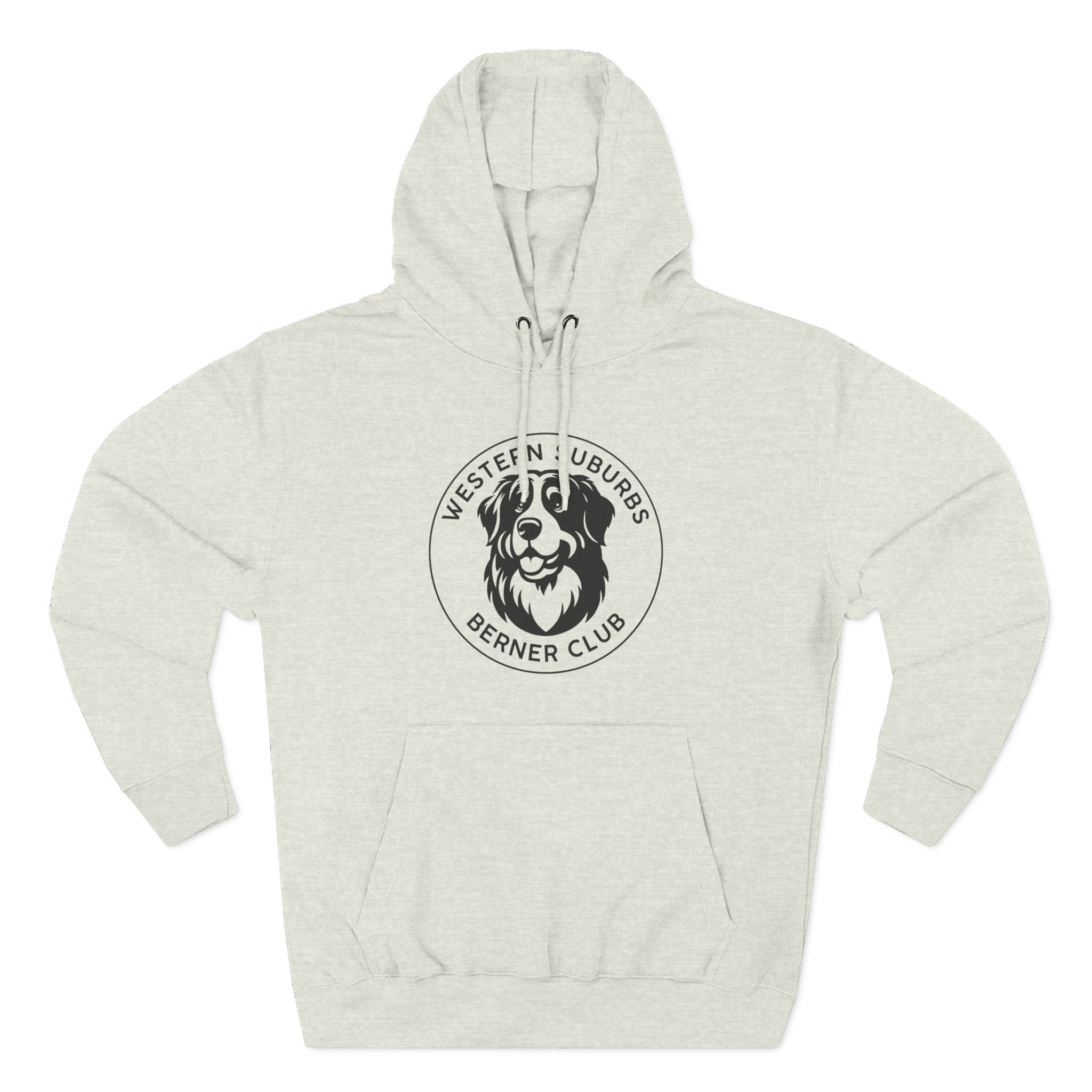 Western Suburbs Berner Club Logo - Unisex Three-Panel Fleece Hoodie
