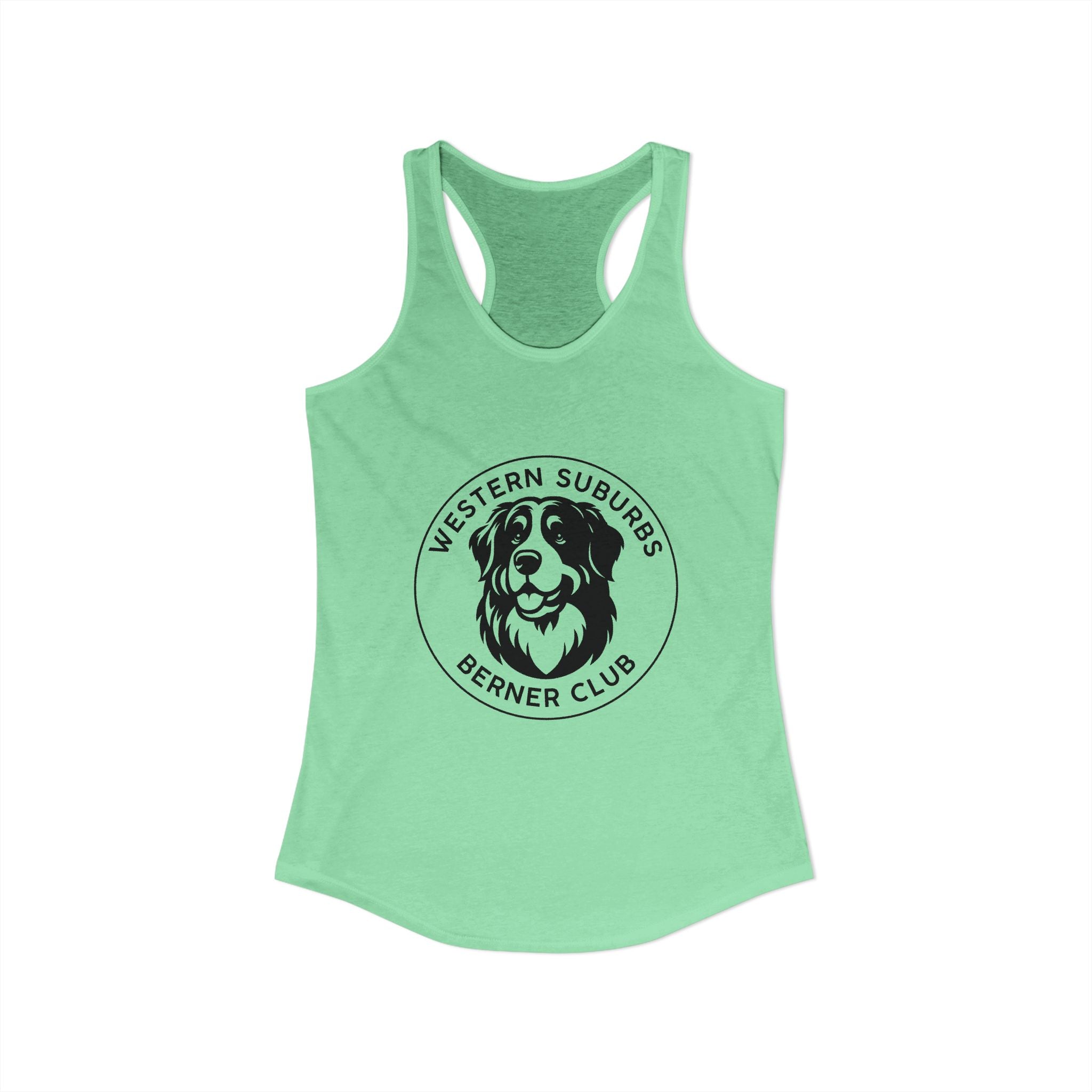 Western Suburbs Berner Club Logo - Women's Ideal Racerback Tank