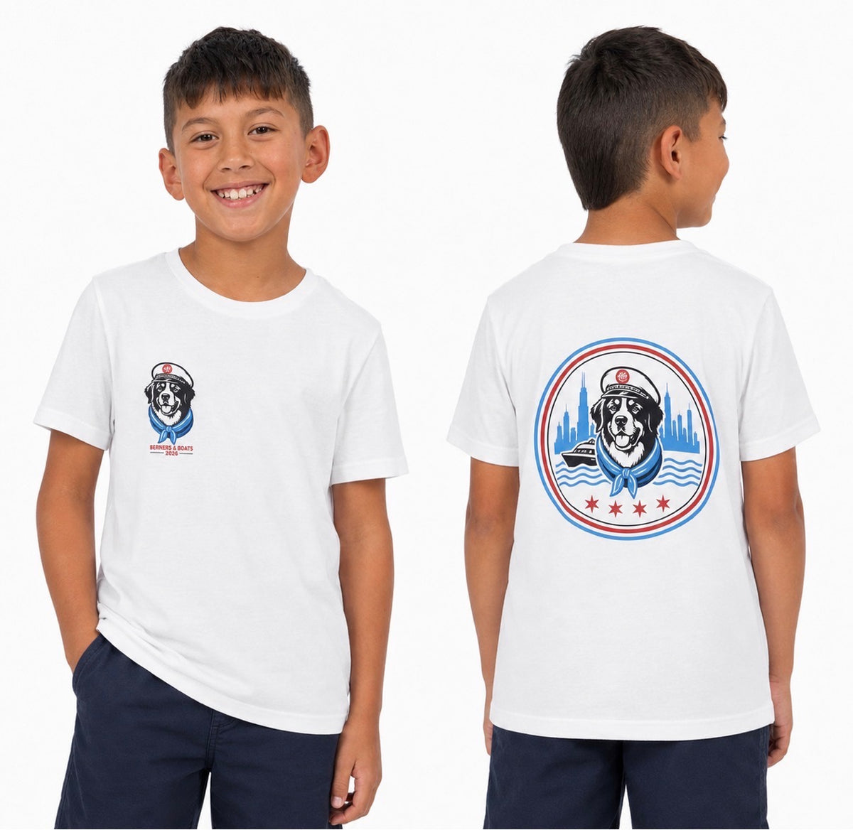 Youth Short Sleeve Tee - 2026 WSBC + CBC Berners & Boats