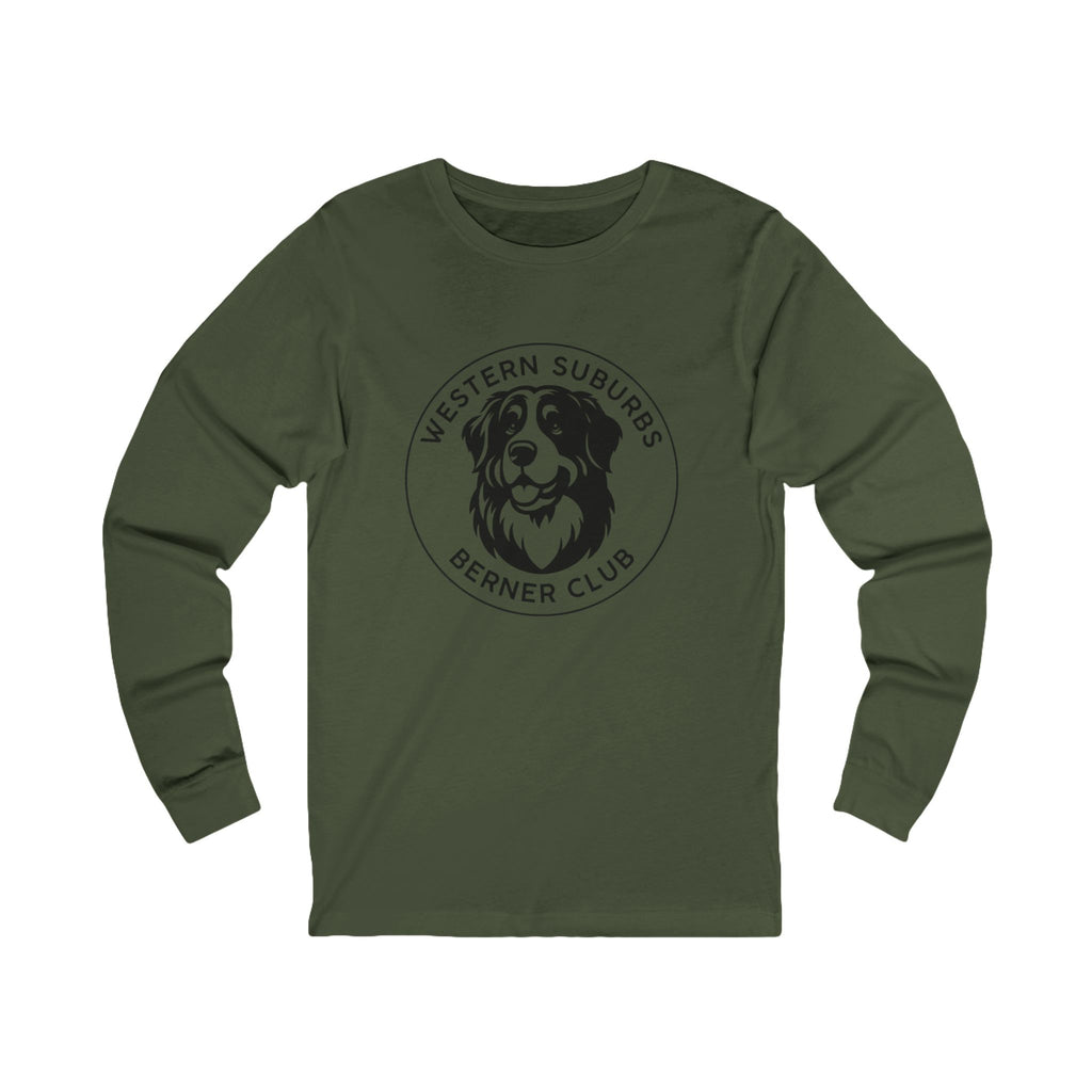Western Suburbs Berner Club Logo - Unisex Jersey Long Sleeve Tee