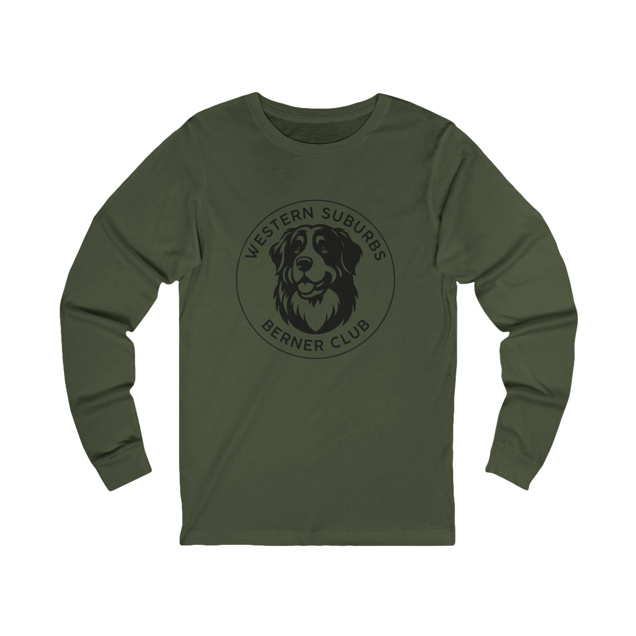 Western Suburbs Berner Club Logo - Unisex Jersey Long Sleeve Tee