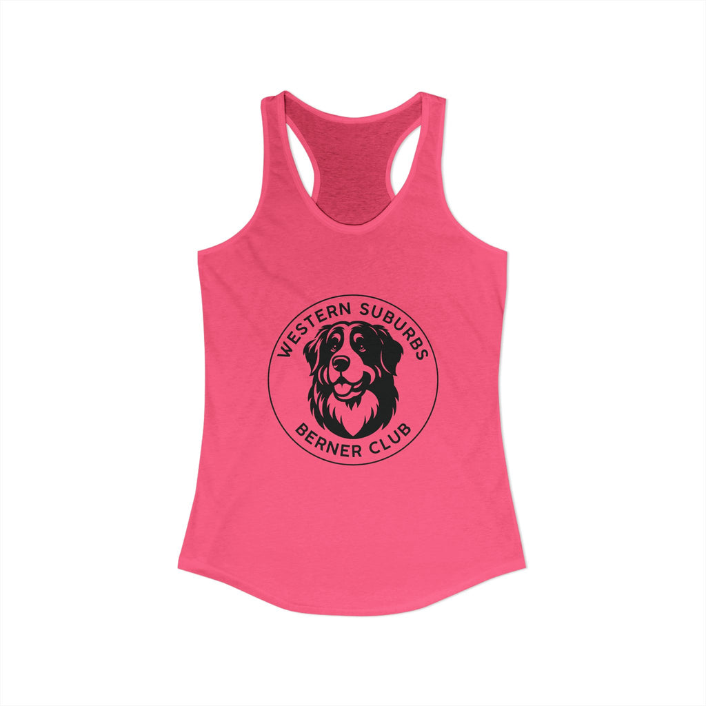 Western Suburbs Berner Club Logo - Women's Ideal Racerback Tank