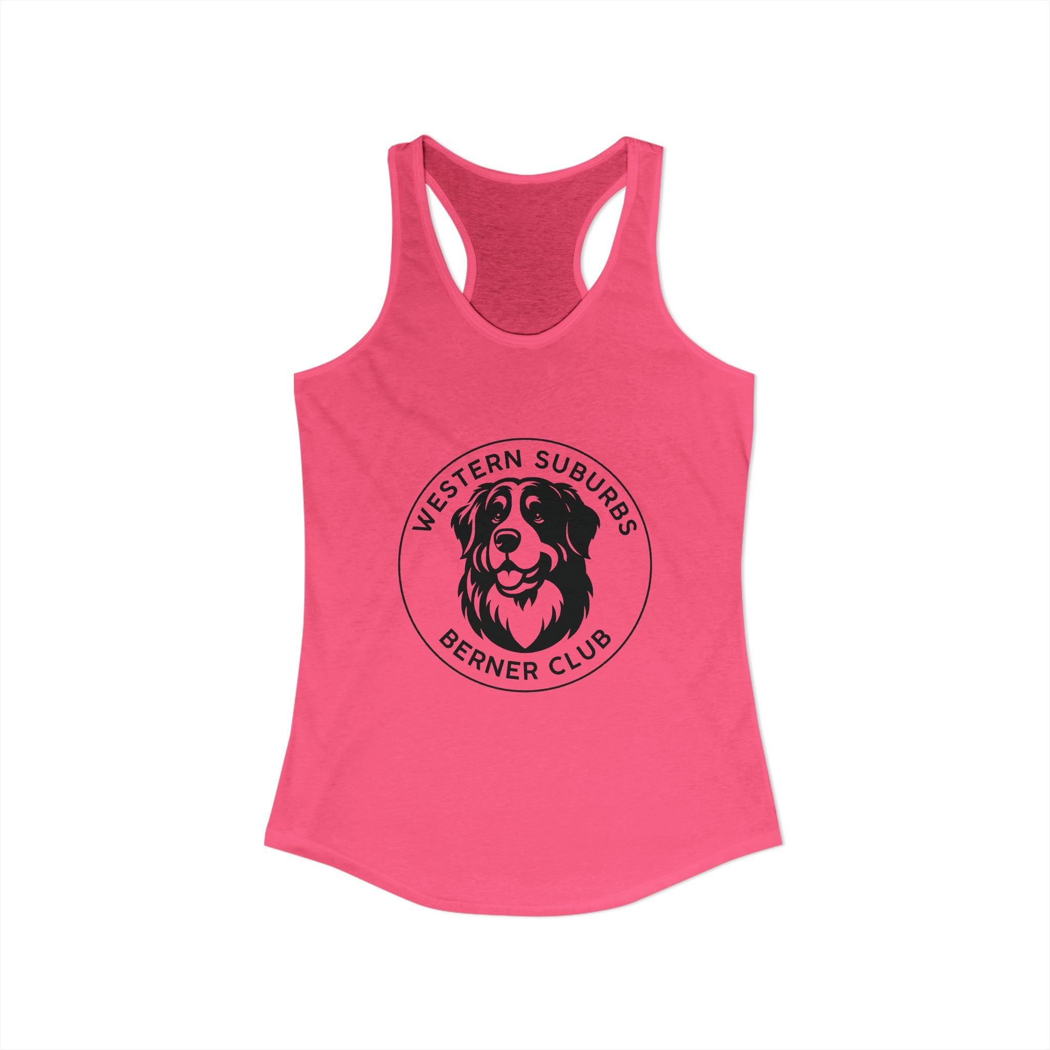 Western Suburbs Berner Club Logo - Women's Ideal Racerback Tank