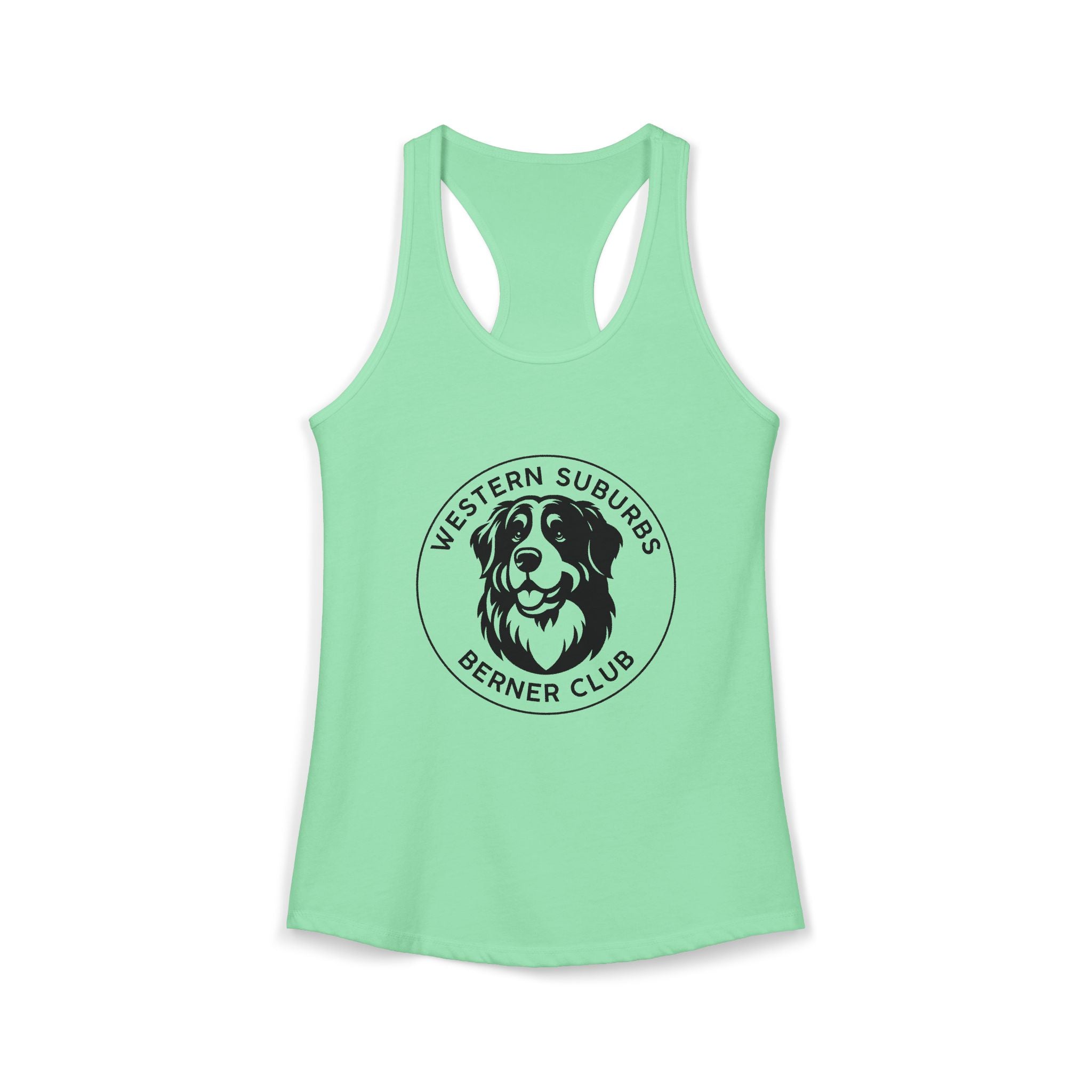 Western Suburbs Berner Club Logo - Women's Ideal Racerback Tank