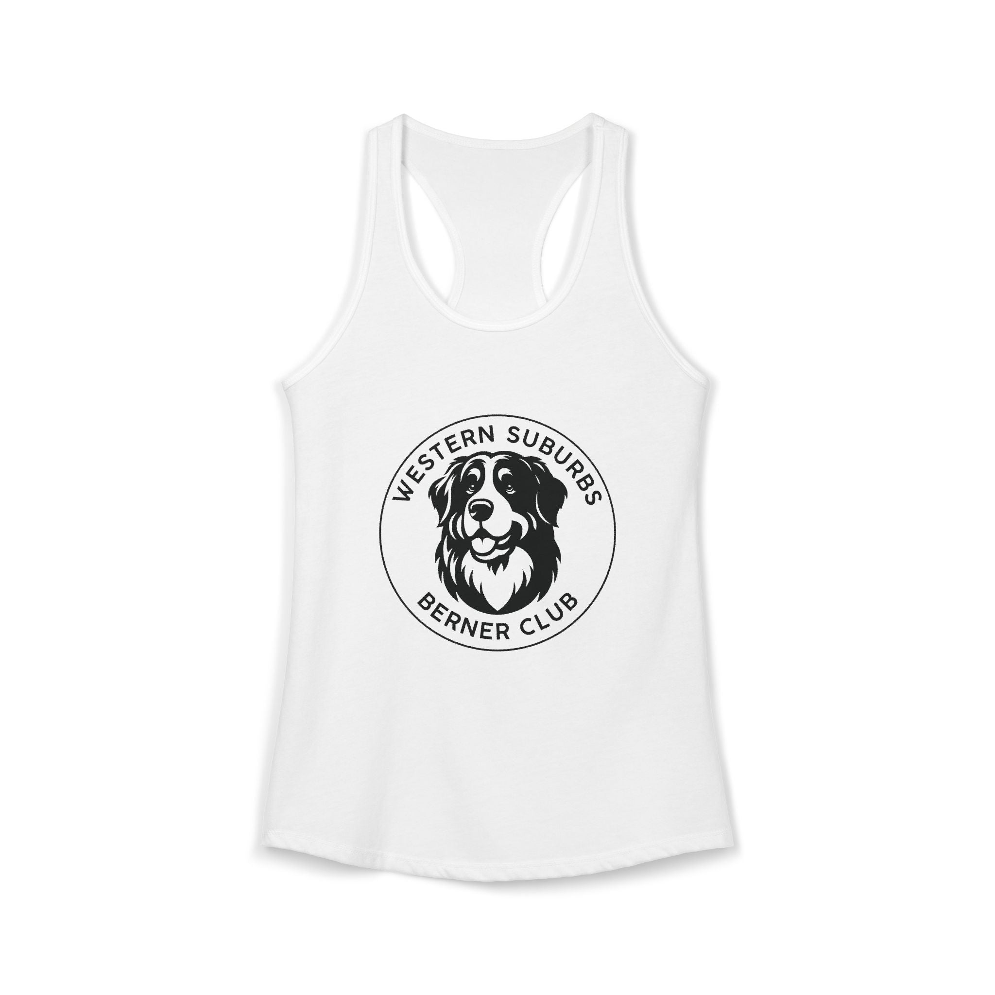 Western Suburbs Berner Club Logo - Women's Ideal Racerback Tank