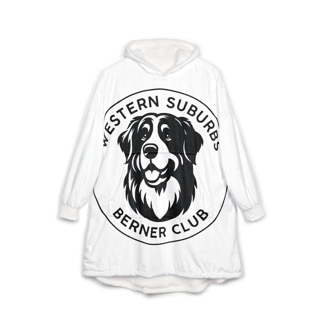 Western Suburbs Berner Club Logo - Unisex Hooded Blanket