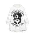 Western Suburbs Berner Club Logo - Unisex Hooded Blanket
