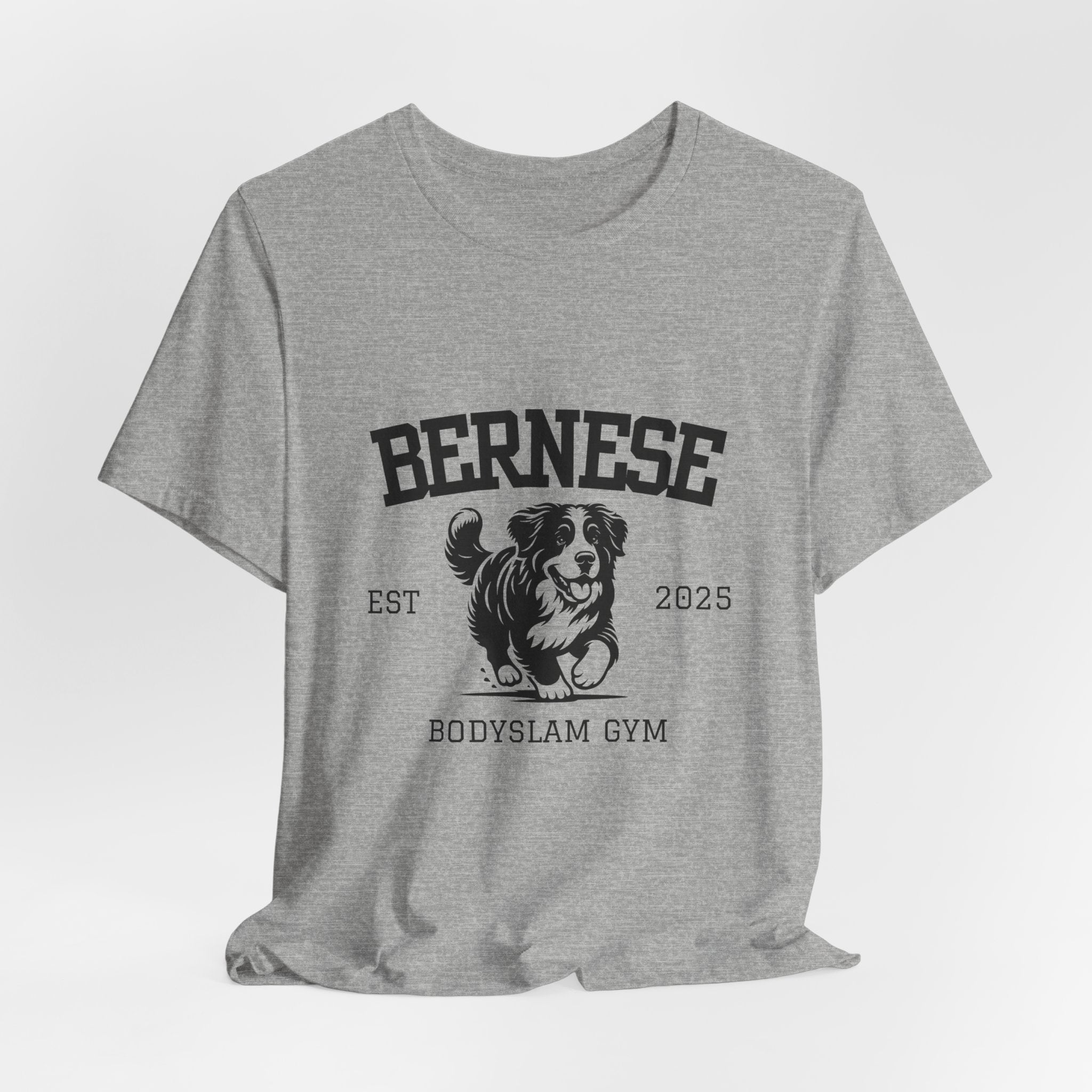 Bernese Body Slam Gym - Unisex Jersey Short Sleeve Tee