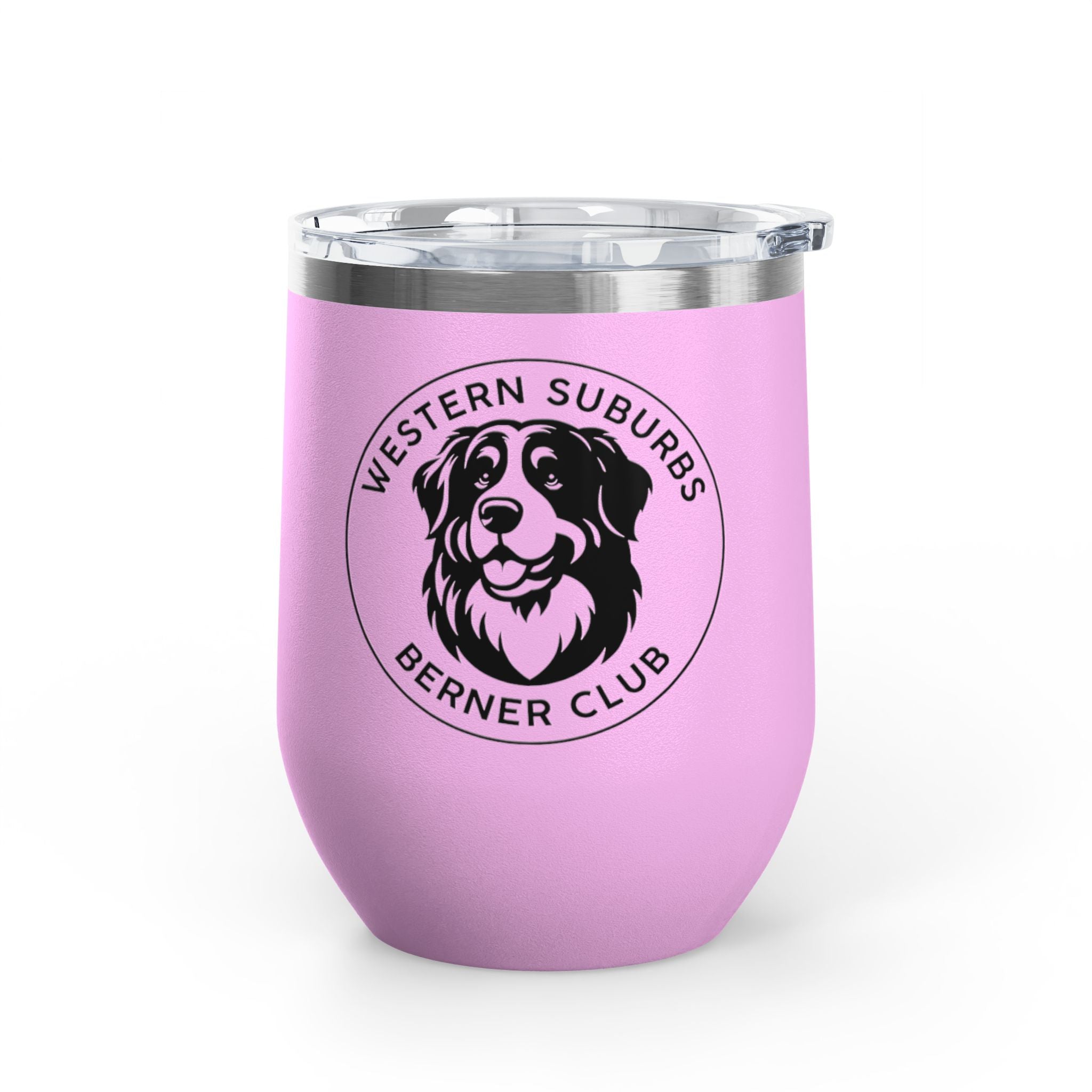Western Suburbs Berner Club Logo - 12oz Insulated Wine Tumbler