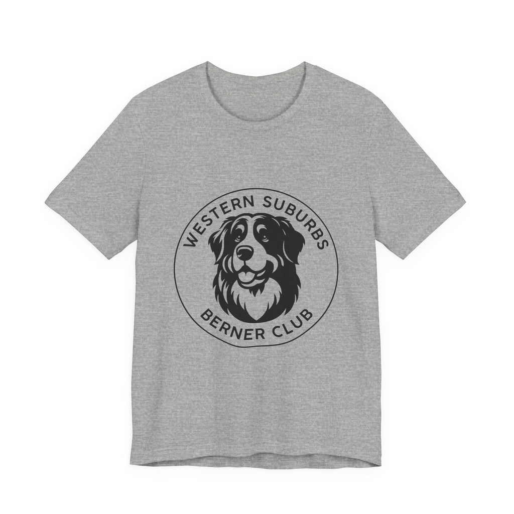 Western Suburbs Berner Club Logo - Unisex Jersey Short Sleeve Tee