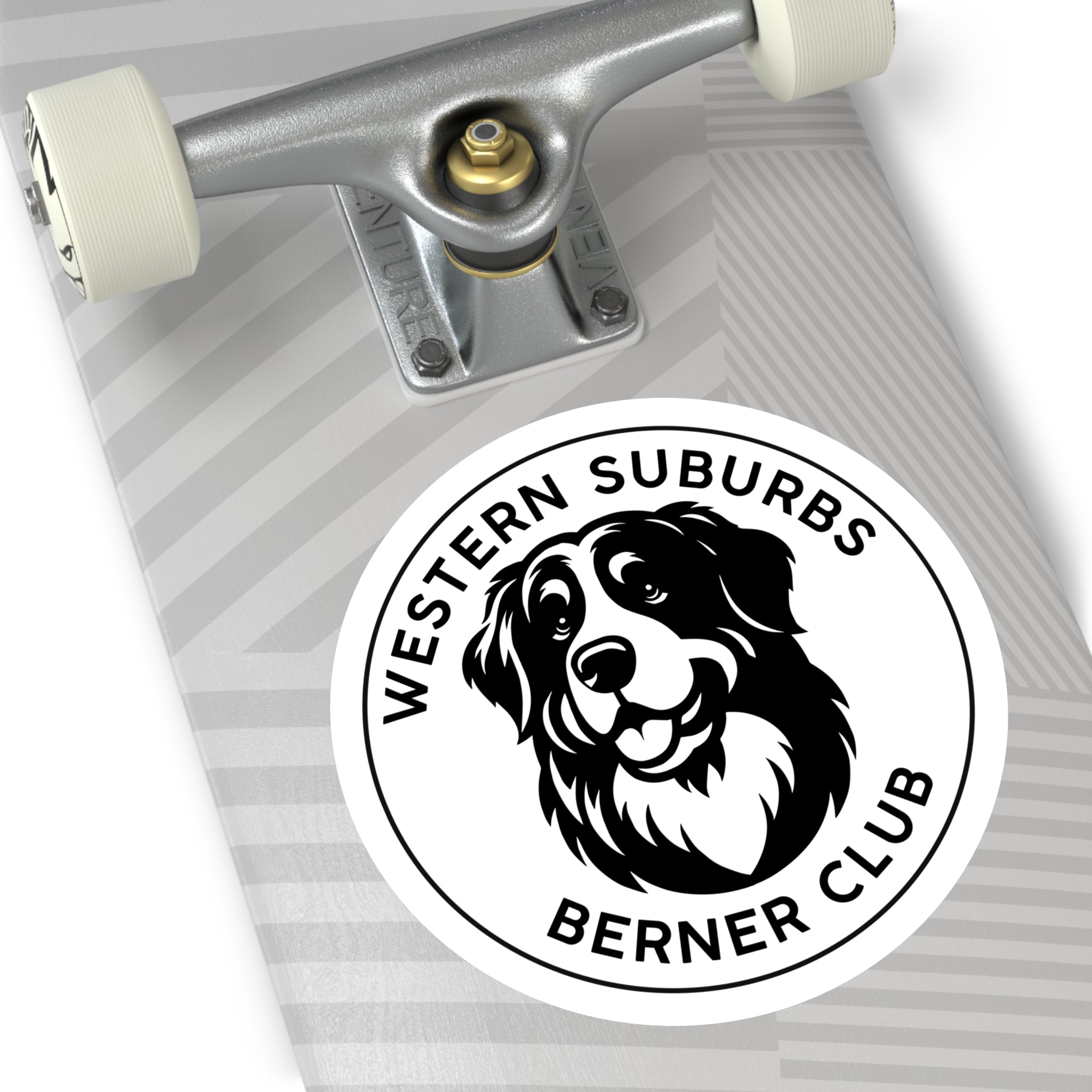 Western Suburbs Berner Club Logo - Indoor/Outdoor Round Sticker