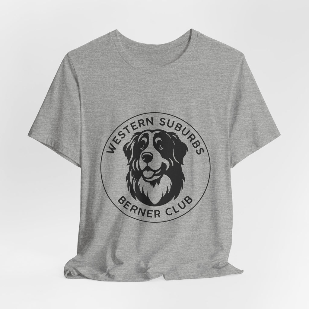 Western Suburbs Berner Club Logo - Unisex Jersey Short Sleeve Tee