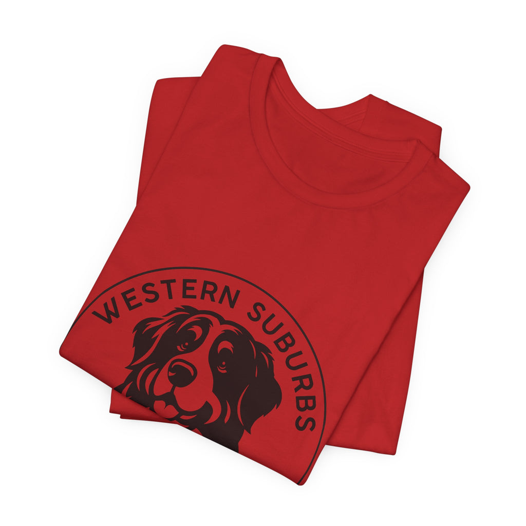 Western Suburbs Berner Club Logo - Unisex Jersey Short Sleeve Tee