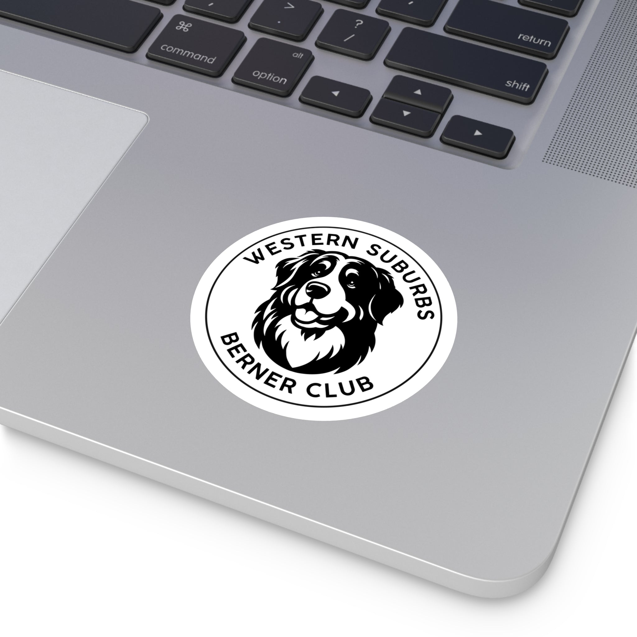Western Suburbs Berner Club Logo - Indoor/Outdoor Round Sticker
