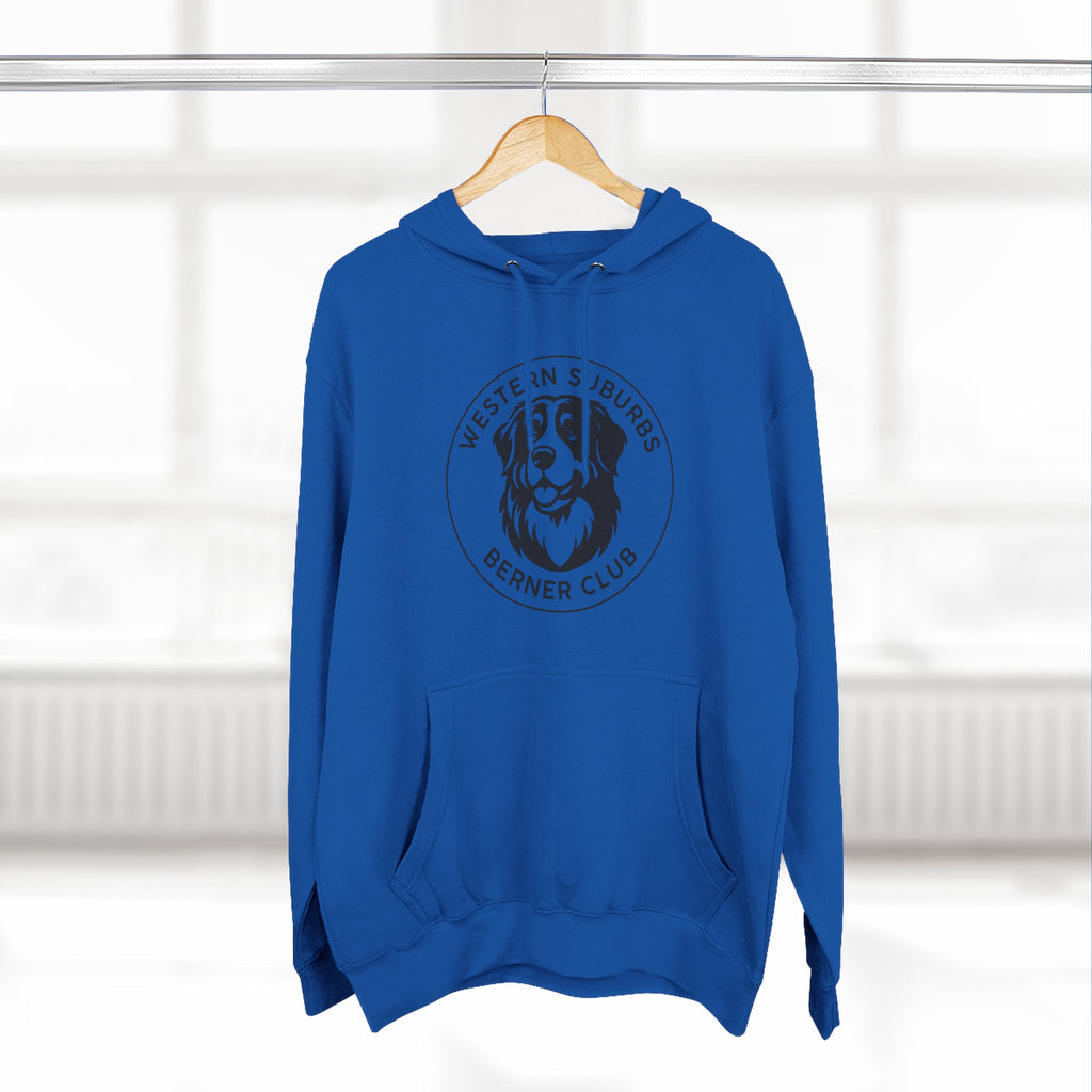 Western Suburbs Berner Club Logo - Unisex Three-Panel Fleece Hoodie