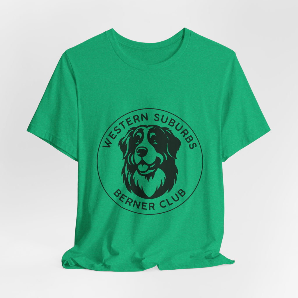 Western Suburbs Berner Club Logo - Unisex Jersey Short Sleeve Tee
