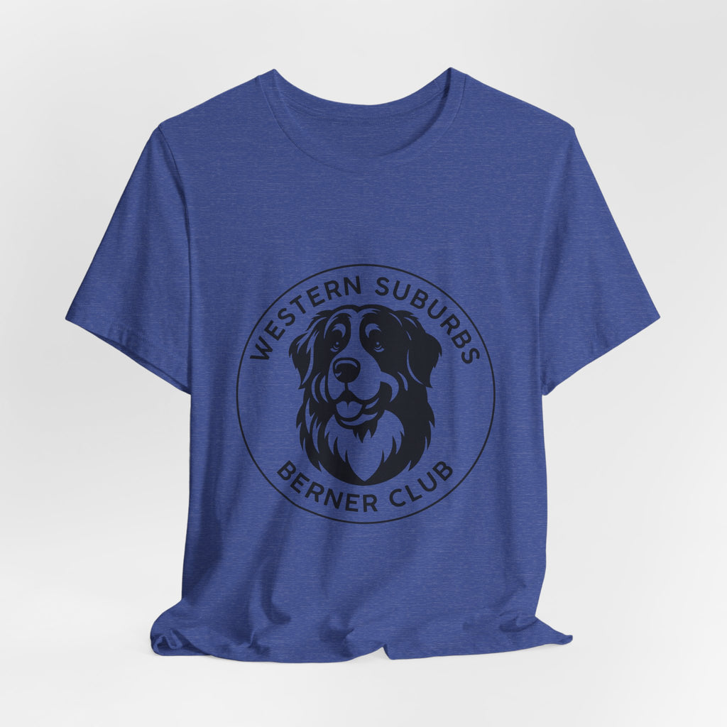 Western Suburbs Berner Club Logo - Unisex Jersey Short Sleeve Tee
