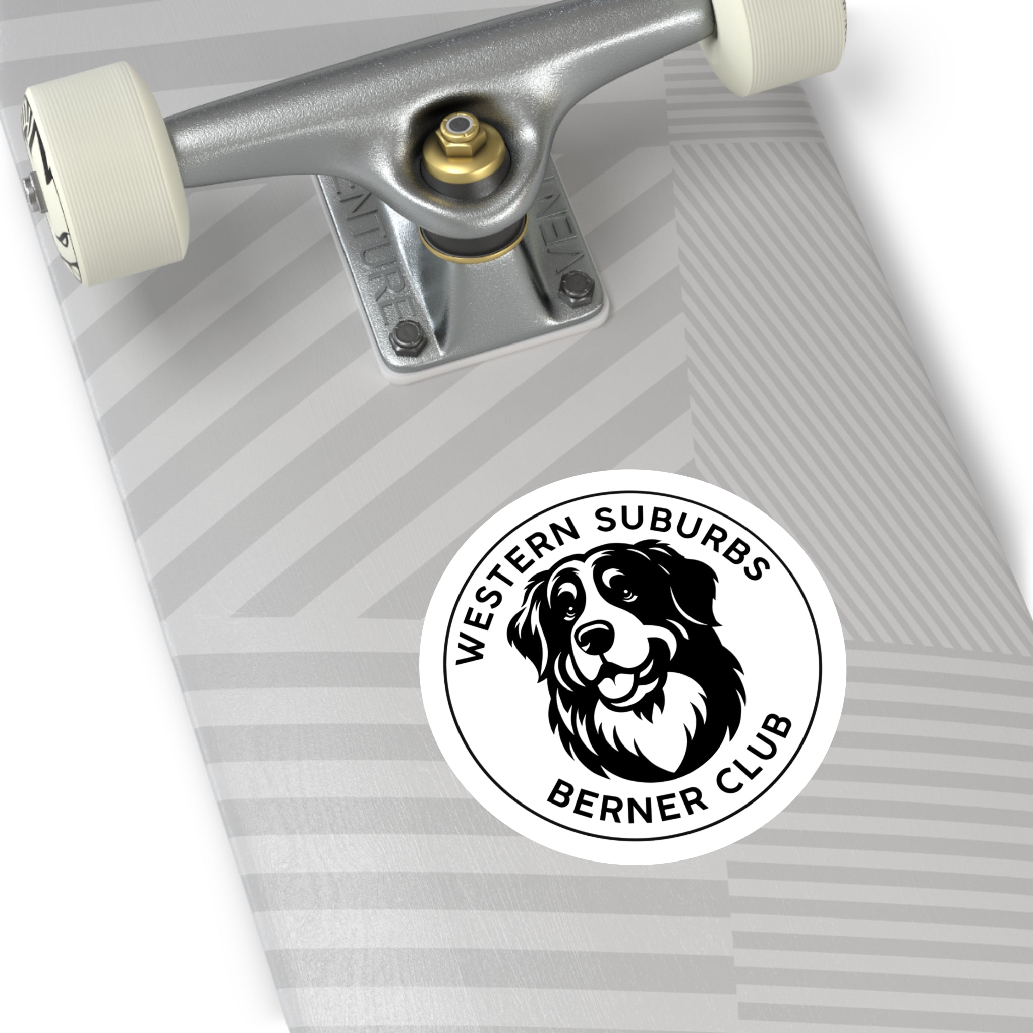 Western Suburbs Berner Club Logo - Indoor/Outdoor Round Sticker