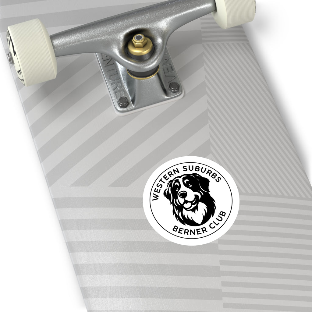 Western Suburbs Berner Club Logo - Indoor/Outdoor Round Sticker