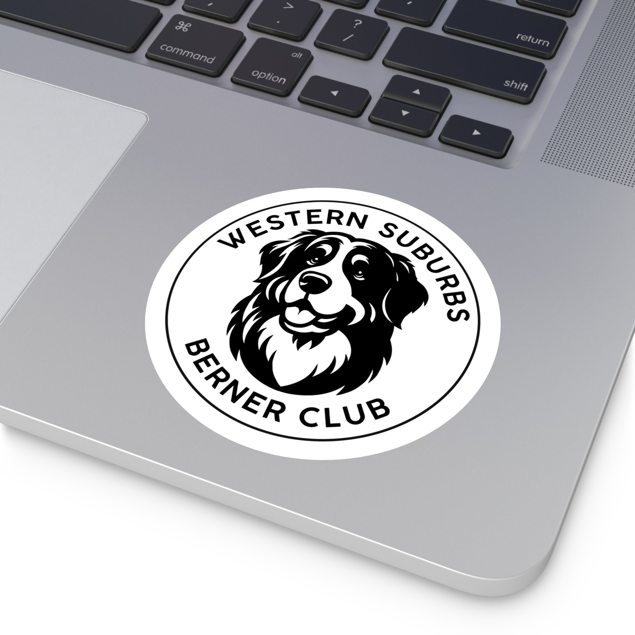 Western Suburbs Berner Club Logo - Indoor/Outdoor Round Sticker