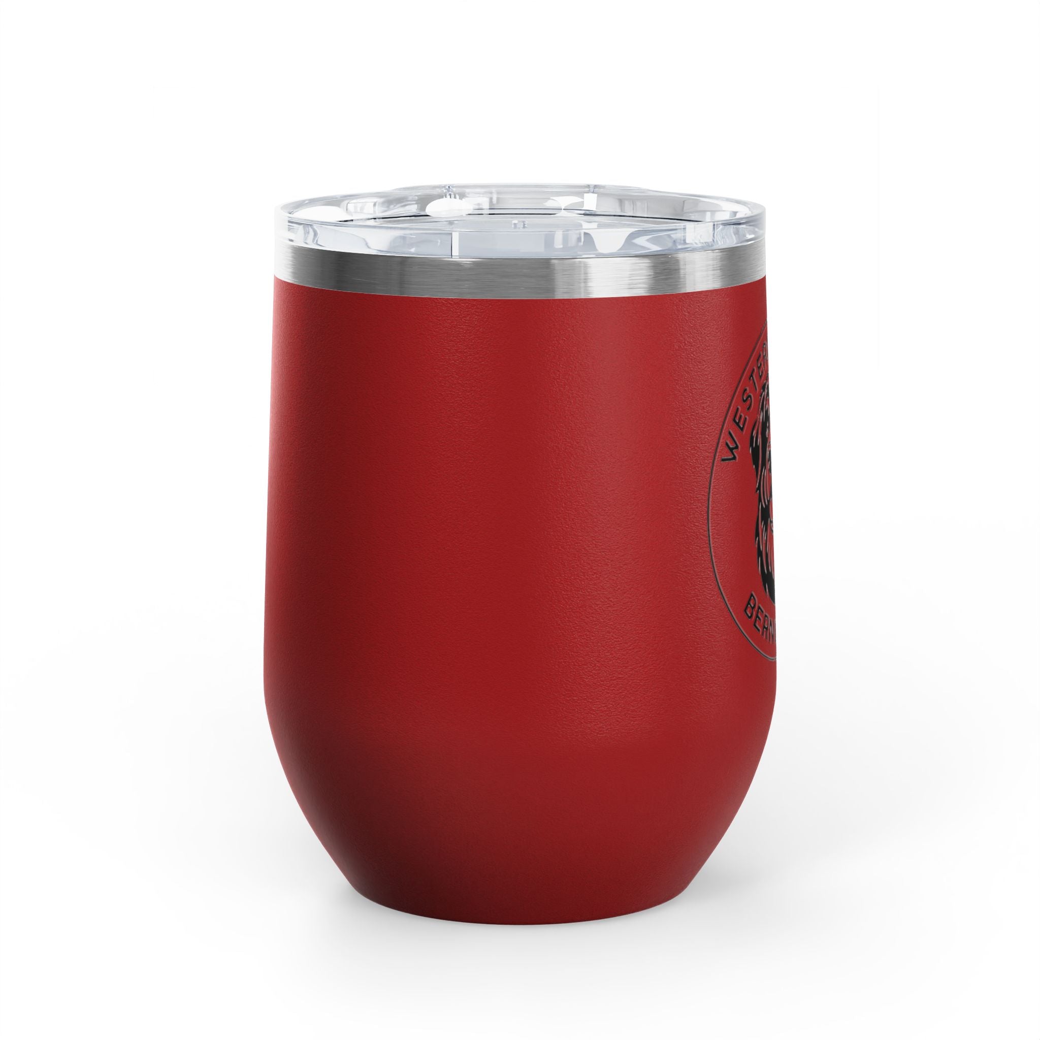 Western Suburbs Berner Club Logo - 12oz Insulated Wine Tumbler