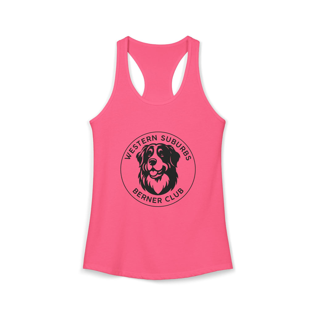 Western Suburbs Berner Club Logo - Women's Ideal Racerback Tank