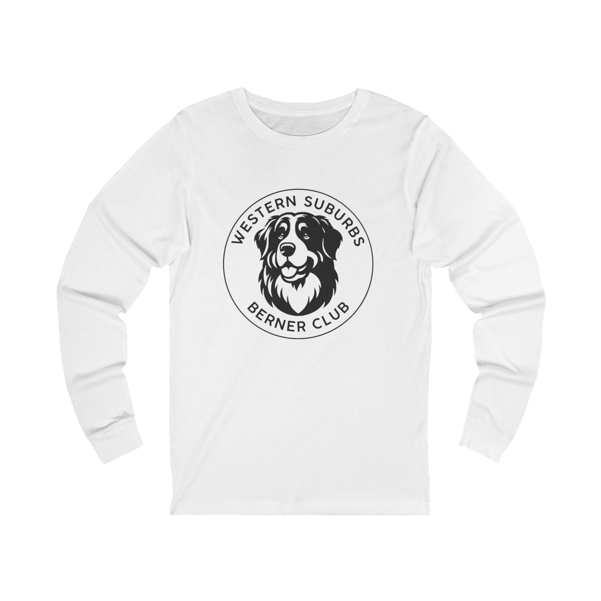 Western Suburbs Berner Club Logo - Unisex Jersey Long Sleeve Tee