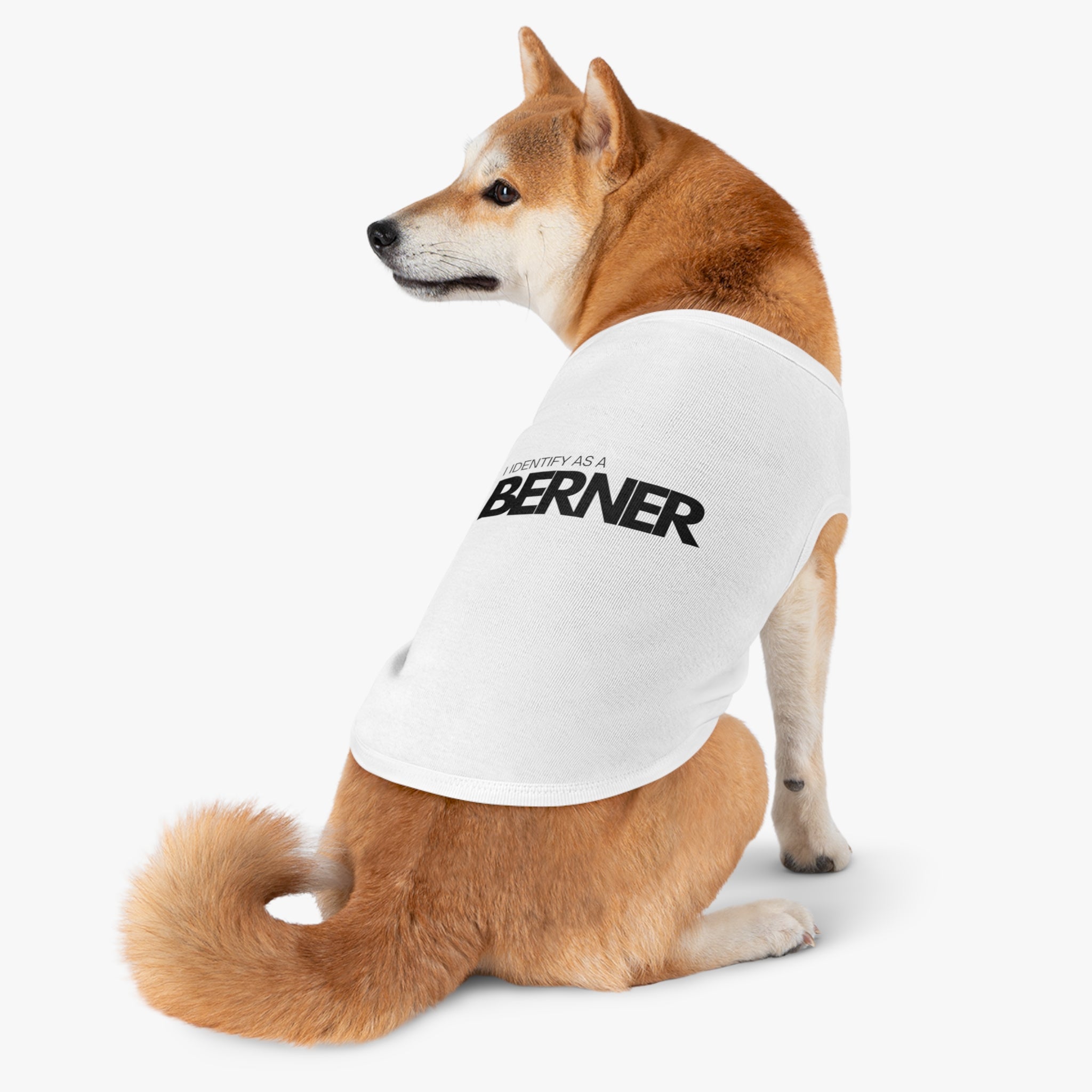 I Identify As A Berner - Pet Tank Top