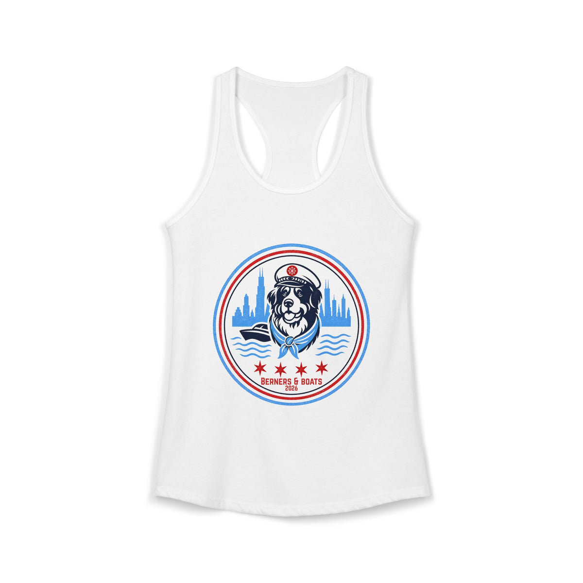 Women's Ideal Racerback Tank -  2026 WSBC + CBC Berners & Boats